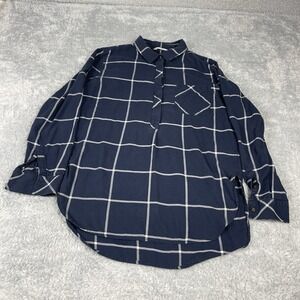 Athleta Presidio Tunic, Navy/White SIZE M